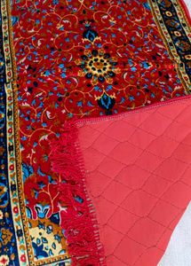 Red Floral Prayer Rug