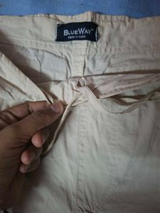 Beige Cargo Pants