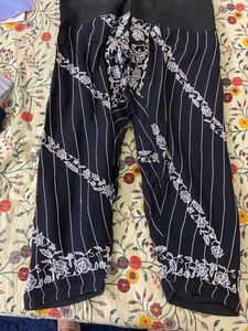 Black Embroidered Salwar