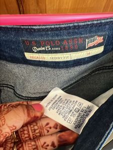 USPA SKINNY FIT Stylish Blue Denim Jeans-34
