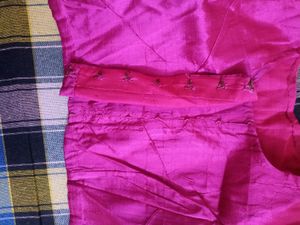 Pink Colour Brand New Stiched Blouse Piece