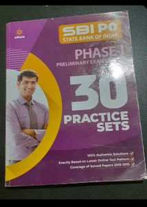 SBI PO Phase. Exam Prep Book