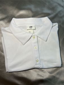 H&amp;M Sport White Polo Shirt