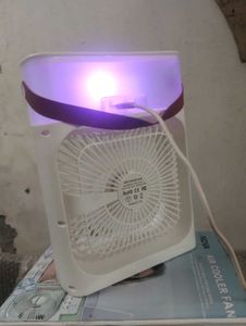 Portable Mini Air Cooler Lamp Fan