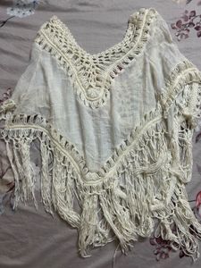 Boho Fringe Tunic Top