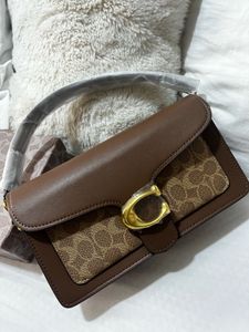 Coach Signature Monogram Shoulder Bag