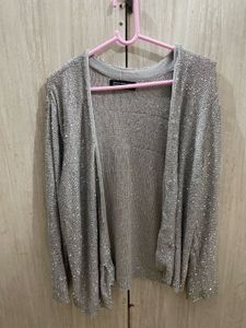 Sparkly Silver Cardigan