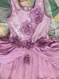 Sparkling Lavender Girls' Party Dress