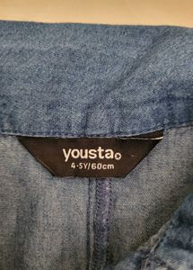 Yousta Denim Crop Top