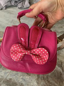 Cute Pink Bunny Crossbody Bag