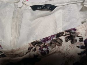 Floral Print Skirt with Ruffles