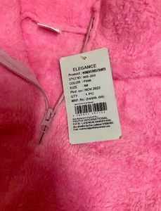 Cozy Pink Sherpa Half-Zip Pullover