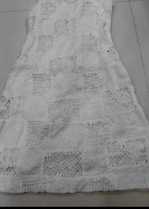 Elegant White Lace Gown