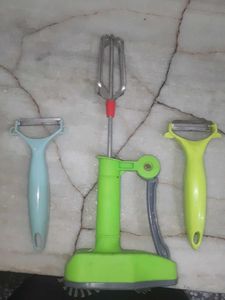 Manual Hand Blender & Peelers Set