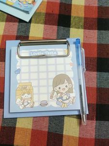 Cute Stationery Clipboards &amp; Sticky Notes Set