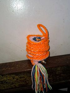 Handmade Crochet Spiral Decor