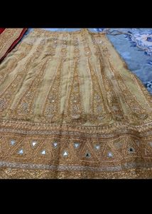 Heavy Embroidered Bridal Lehenga Set with Dupatta