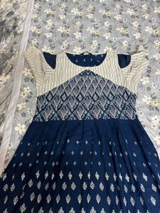 Diamond Print Maxi Dress
