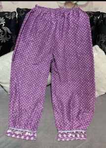 Purple Floral Print Kurta