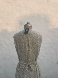Floral Button-Down Midi Dress