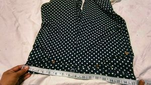 Very Beautiful Net Top With Dot Print Trouser