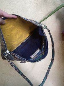 Stylish Snakeskin Clutch Bag