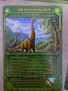 Dinosaur Trading Cards - Fun Facts!