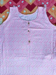 Kurti Combo - Blue &amp; Pink