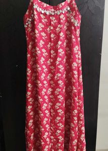 Red Dress And Jacket Set- Label DC