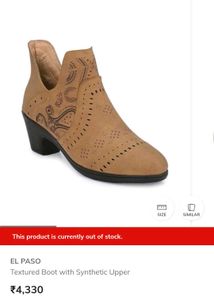 El Paso Women's Tan Ankle Boots