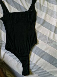 Chic Black Ruched Tank Top