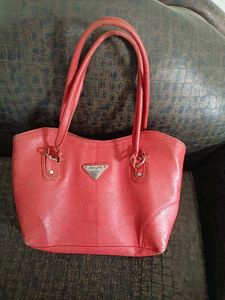 pink Leather Handbag