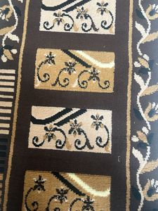 Gifting - Elegant Brown Floral Runner Rug