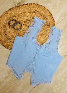 Lace Trim Tank Top