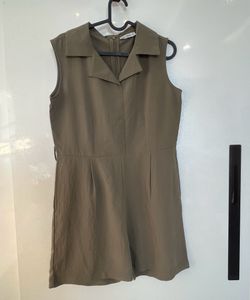 Olive Green Playsuit