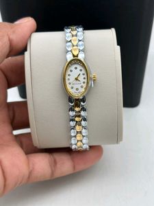 Elegant Bvlgari Two-Tone Watch FOR LADIES SLIM WAT