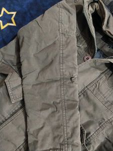 Men's Hooded Military Style Jacket