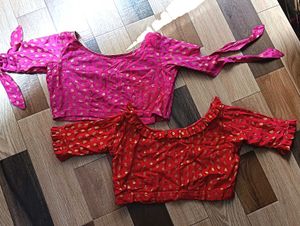 Elegant Red & Pink Blouses