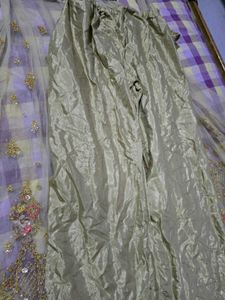 Long Net Anarkali With Plazzo