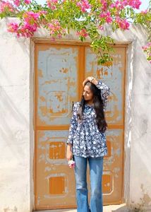 Floral Print Kurta