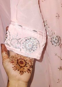 Elegant pink sharara set only one time worn