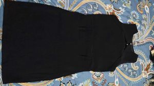 Simple Black Short Dress