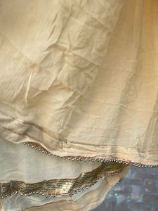 Elegant Beige Dupatta with Sequins