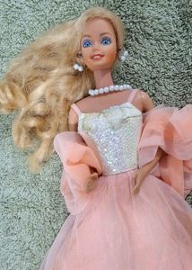 Vintage peaches  and cream Barbie Princess Ballgow