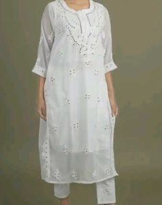 NEW CHIKANKARI MIRROR WORK SUIT WITH INNER