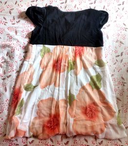 New Chic Floral Print Peplum Top 🦋