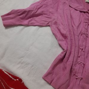 Candy Pink Cropped Cardigan – Dancing Days