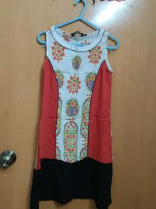 Colorful Sleeveless Dress