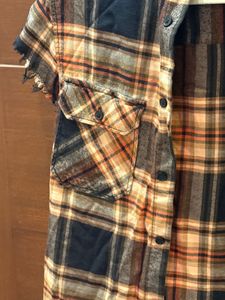 Men's Plaid Flannel Shirt - Short Sleeve