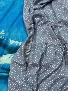 Polka Dot Tiered Midi Dress